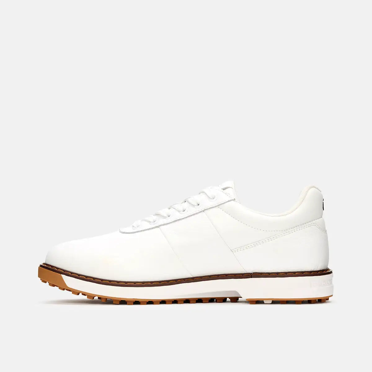 white leather golf shoes, Duca del Cosma