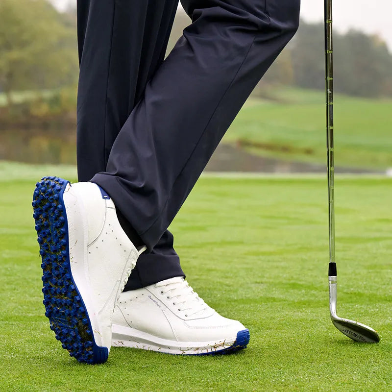 the ultimate men’s spikeless golf shoe, Duca del Cosma