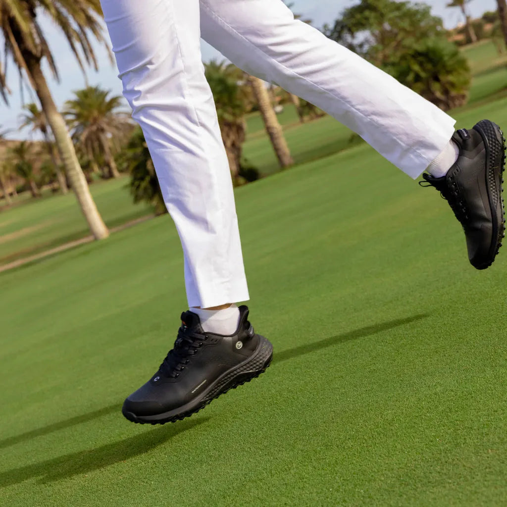 men’s black golf shoes, Duca del Cosma