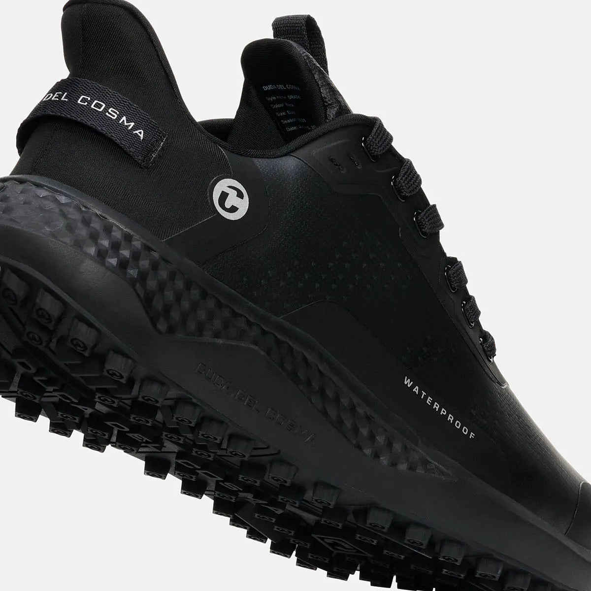 men’s black golf shoes, Duca del Cosma