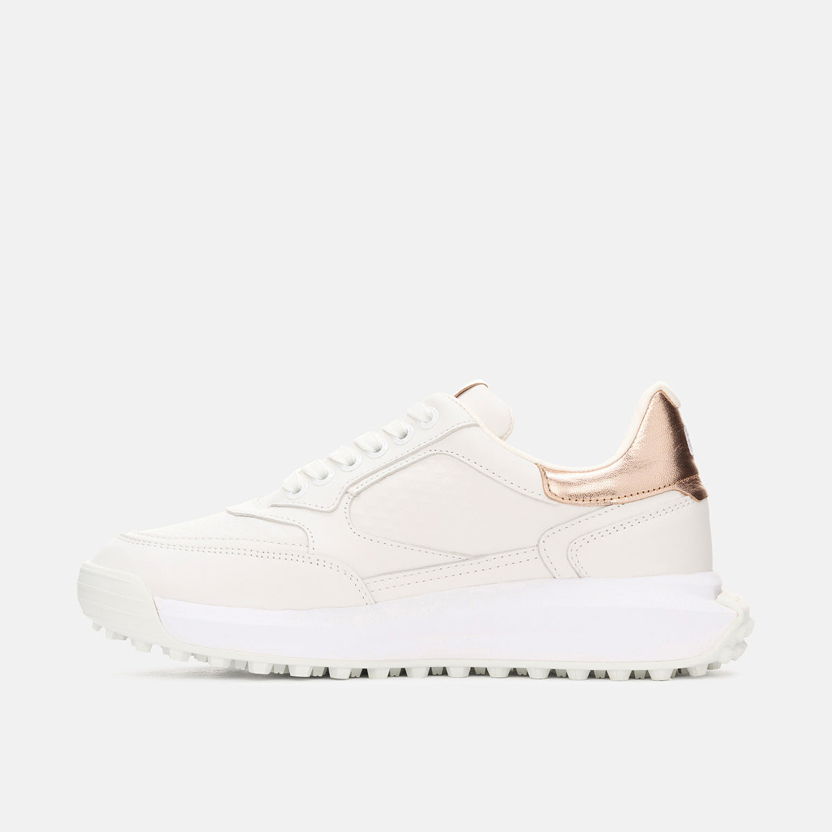 Best Lightweight Golf Shoes Olivera 2 - White/Rose Gold – Duca del