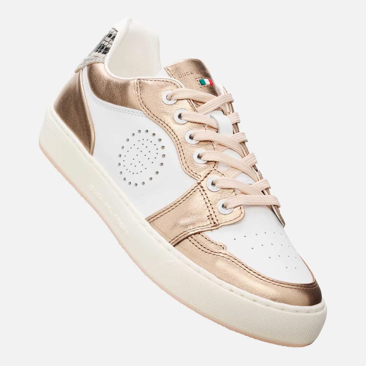 Most Comfortable Womens Golf Shoes Giordana - White/Rose Gold