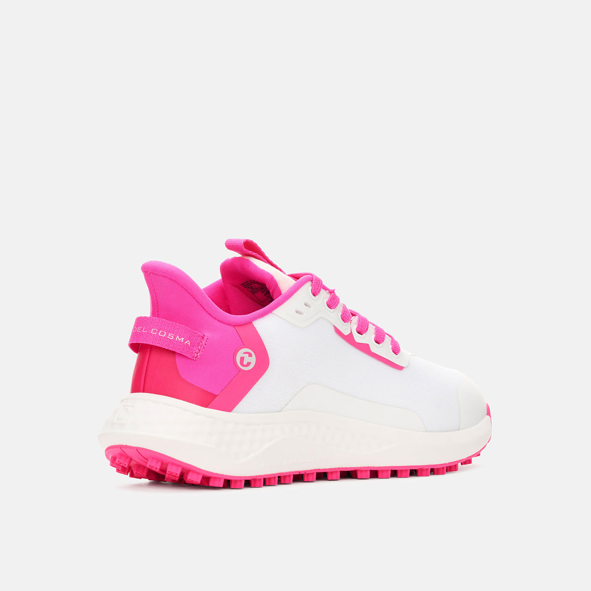 Women's Spikeless Golf Shoes - White/Pink – Duca del Cosma US