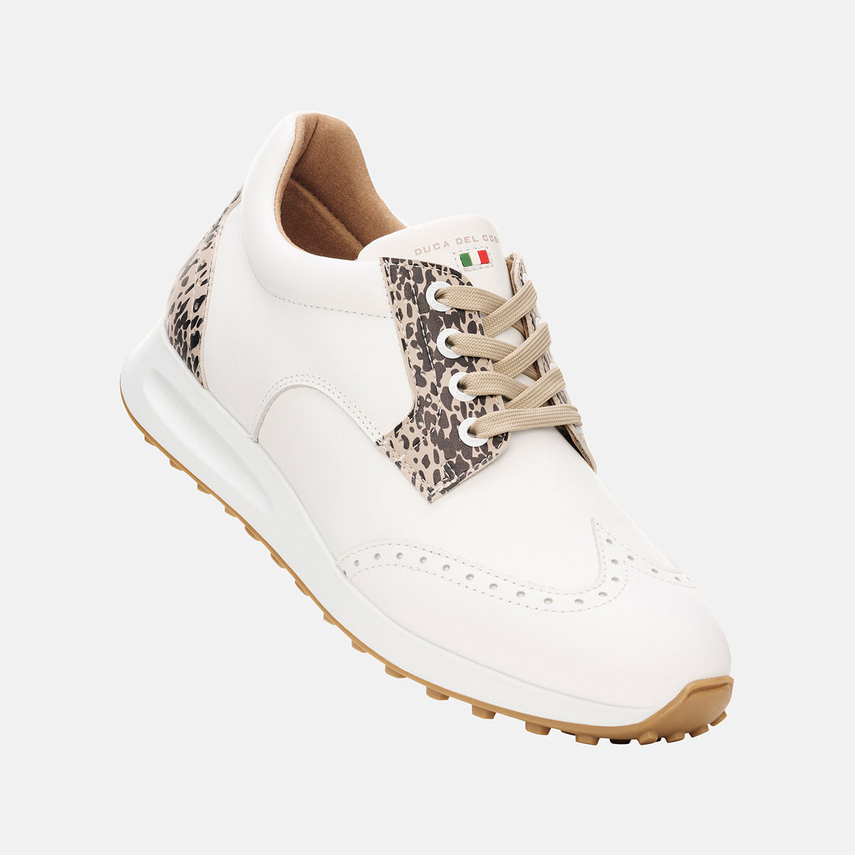 DUCA DEL COSMA ゴルフシューズ ホワイト/レオパード Pasqualle - White/Cheetah – Duca del Cosma US