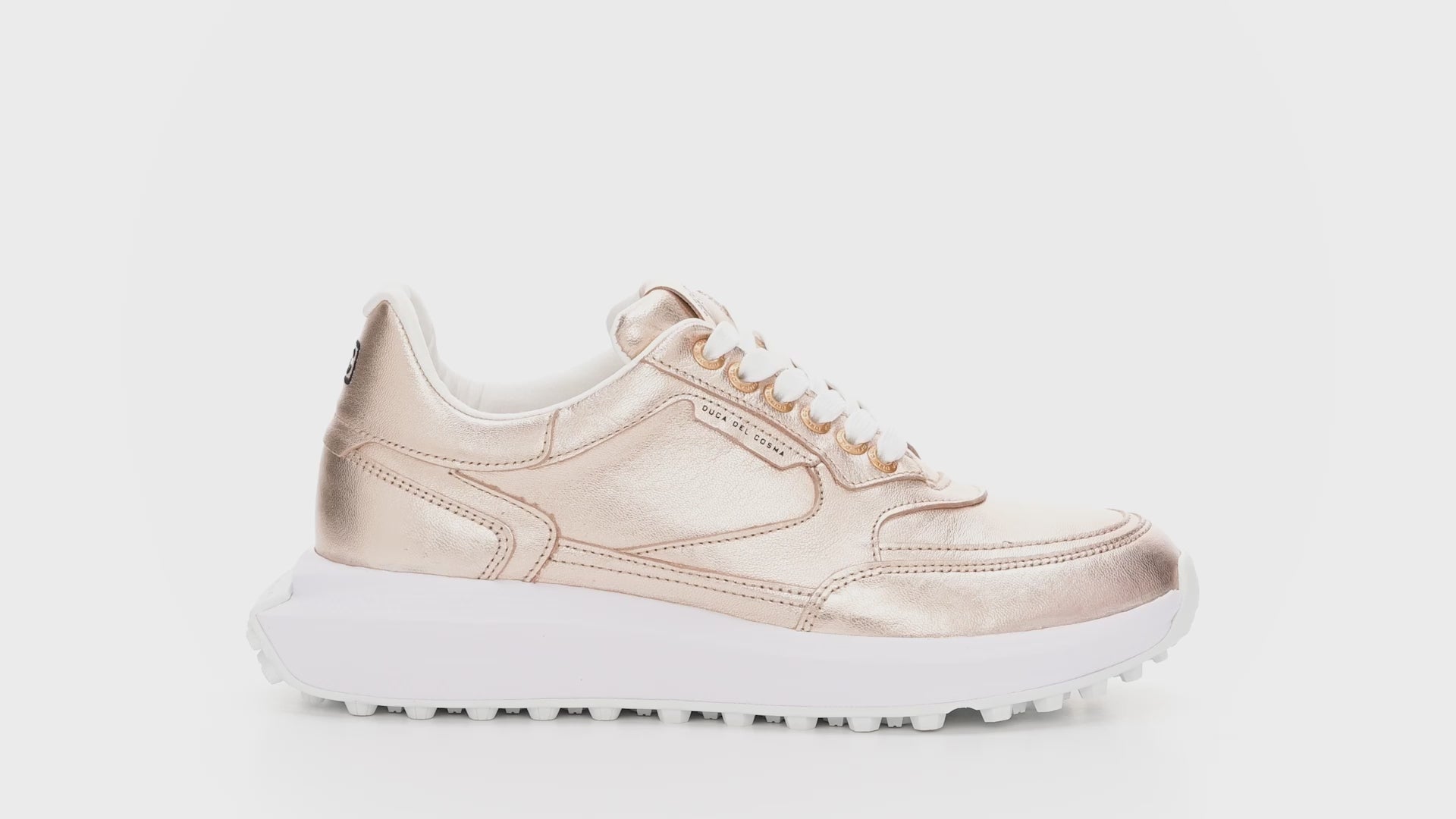 Best Womens Golf Shoe Olivera 2 - Rose Gold/White – Duca del Cosma US