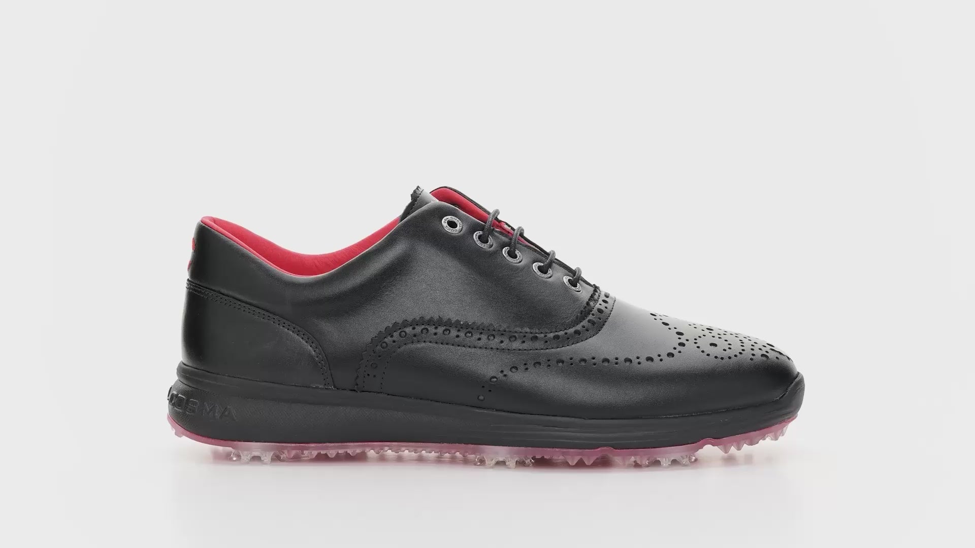 Mens Tour Golf Shoes- Soft Spikes- Bernardo Black – Duca del Cosma US