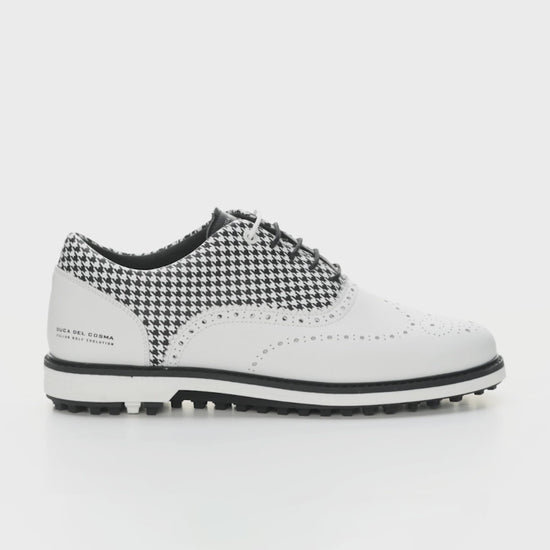 Dandy from Duca del cosma is the best white golf shoe for men's maximum grip and comfort
