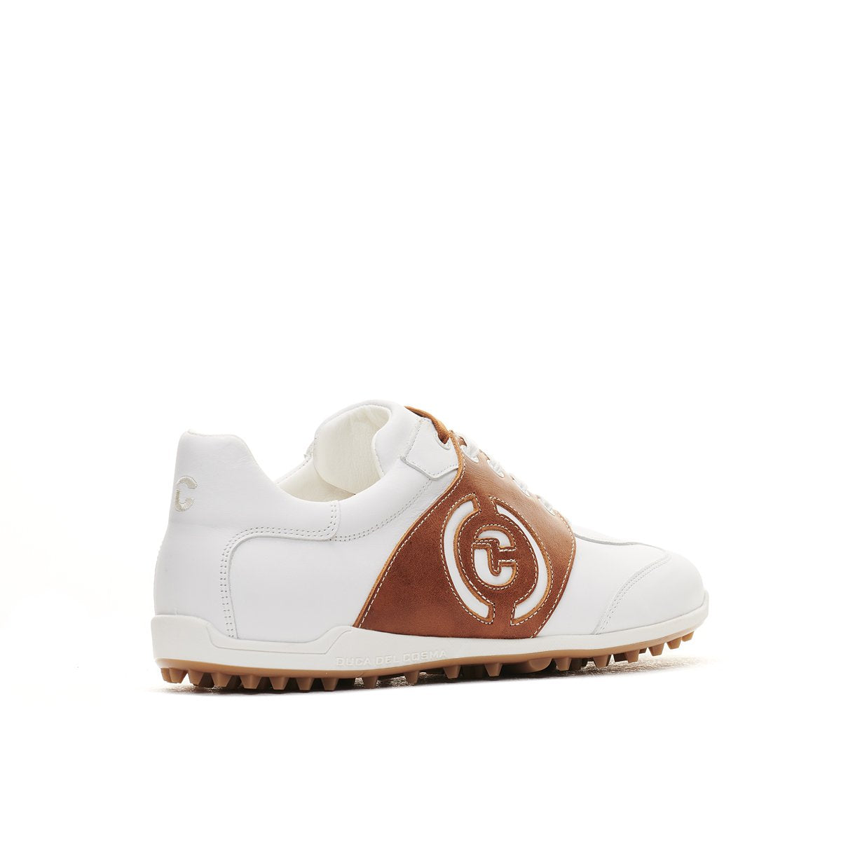 Men's Valderama White / Cognac Golf Shoe