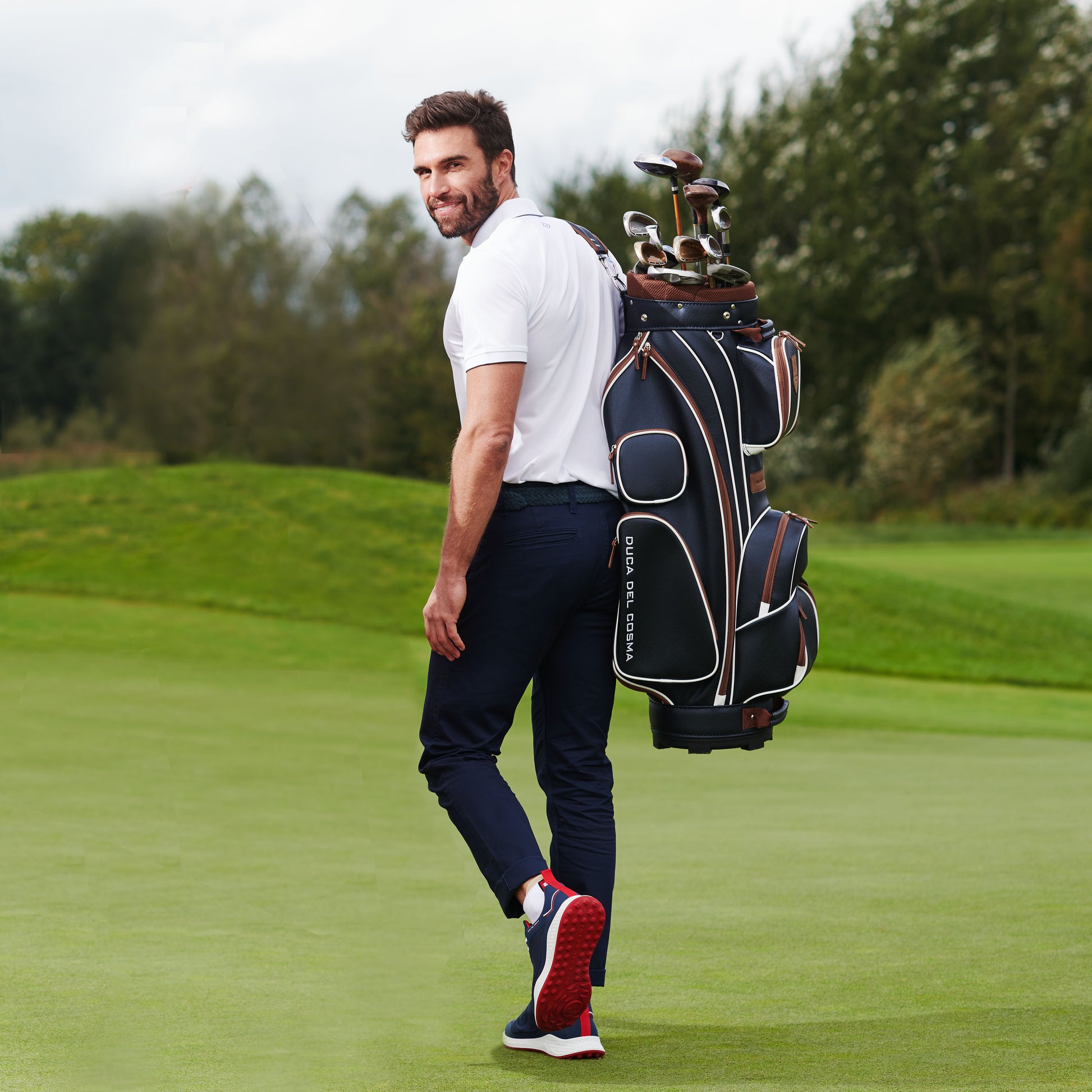 Men's Tomcat Navy Golf Shoe