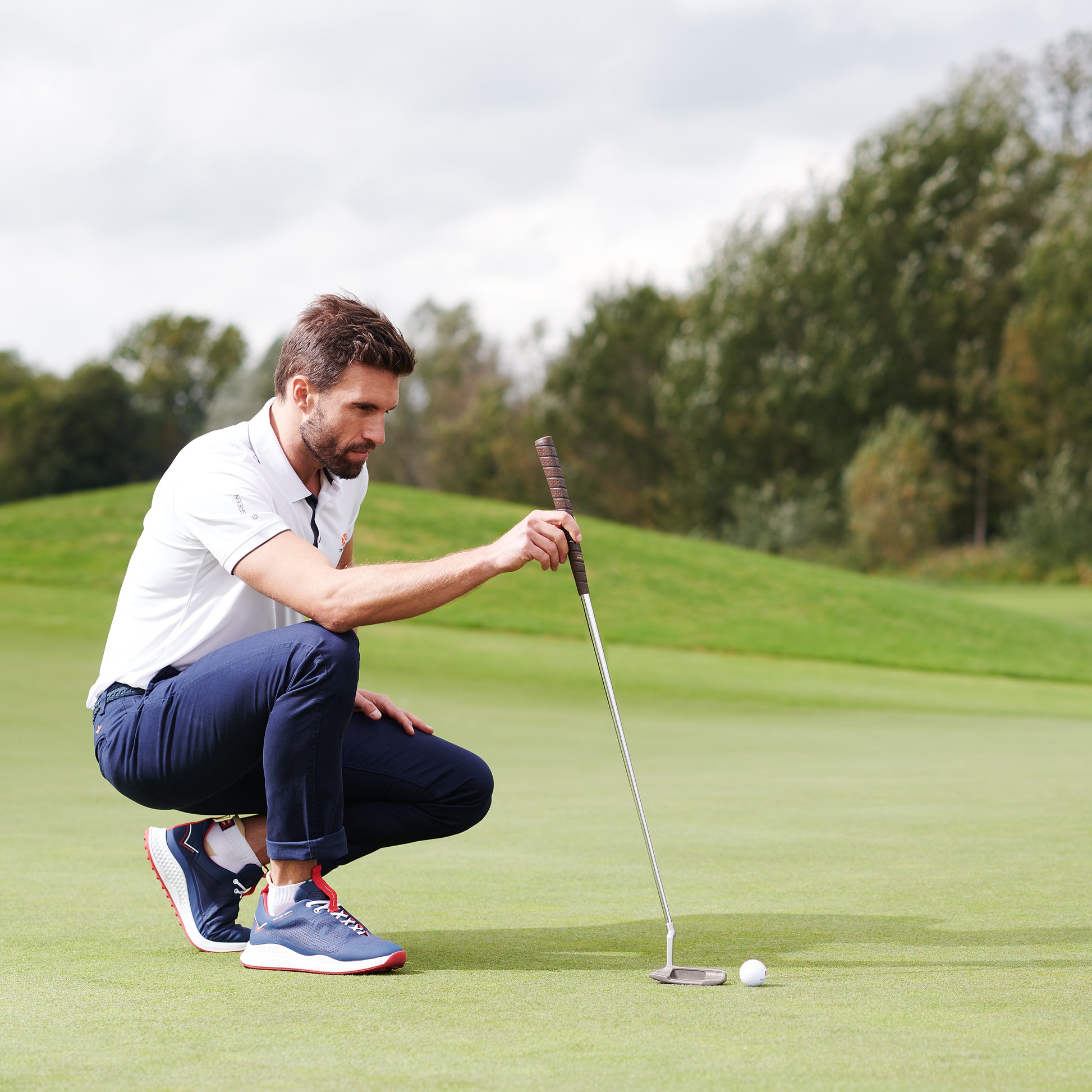 Men's Tomcat Navy Golf Shoe