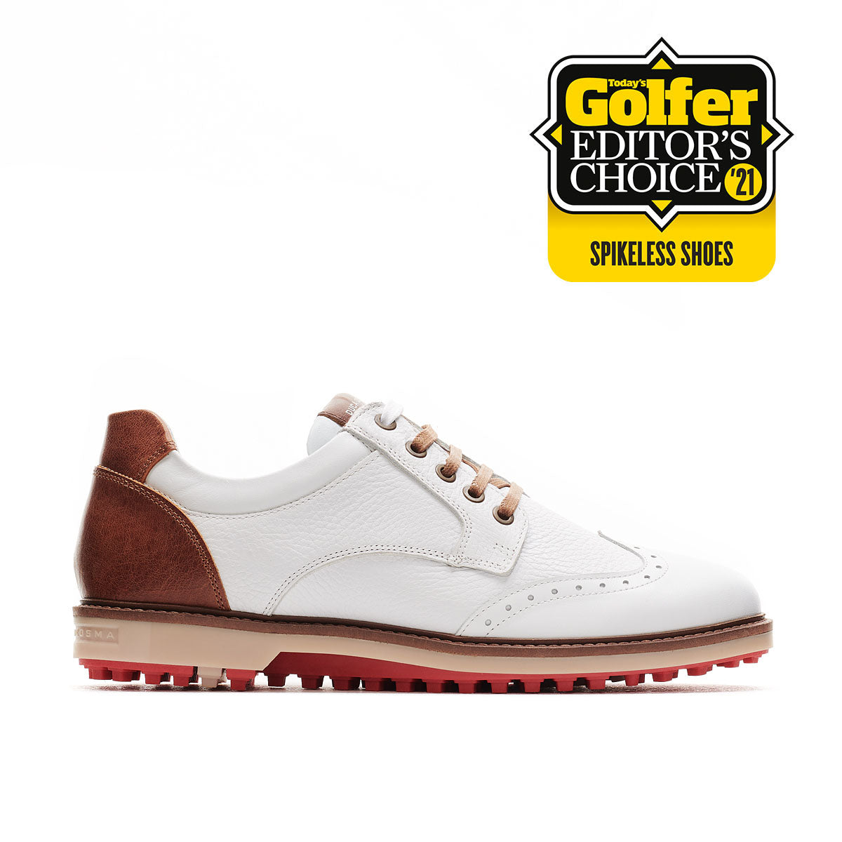 Eldorado White Men's Golf Shoe Waterproof Duca del Cosma