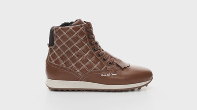 ladies brown golf shoes