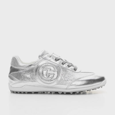 Kubananeo waterproof silver women's golf shoe is waterproof and comfortable