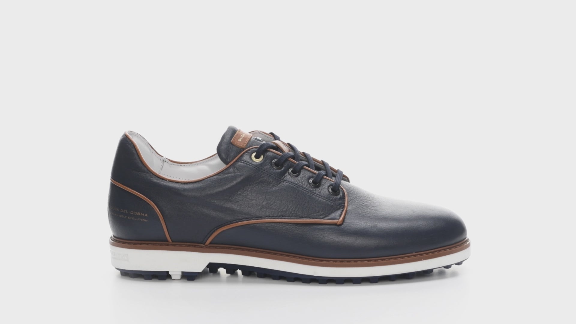 Elpaso blue best waterproof men's golf shoe from duca del cosma