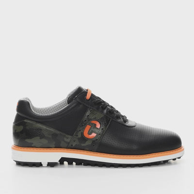 JL1 waterproof Black Men's Golf Shoe by Duca del Cosma is made by a tour player for the best