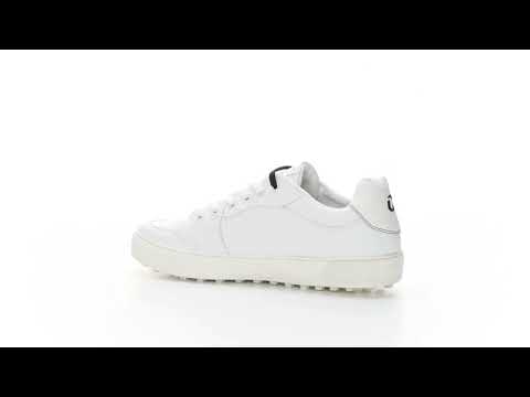 Duca del Cosma Giordana White golf shoe for men's is the best sportive and stylish golf shoe for on and off course