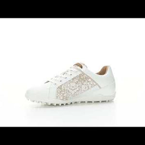 Caldes white Women's Golf Shoes Duca del Cosma Waterproof best golf shoe for the golf course 