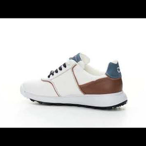 Positano white mens Golf Shoes Duca del Cosma Waterproof best golf shoe for the golf course 