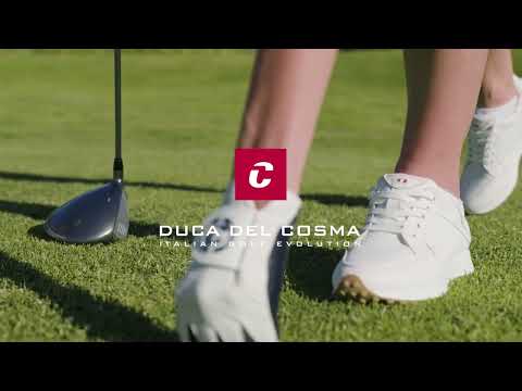 Boreal white Women's Golf Shoes Duca del Cosma Waterproof best golf shoe for the golf course  