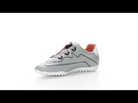 Navarino grey men's golf shoe maximum waterproofness and grip
