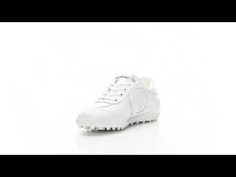 Kubananeo waterproof white women's golf shoe is waterproof and comfortable by duca del cosma